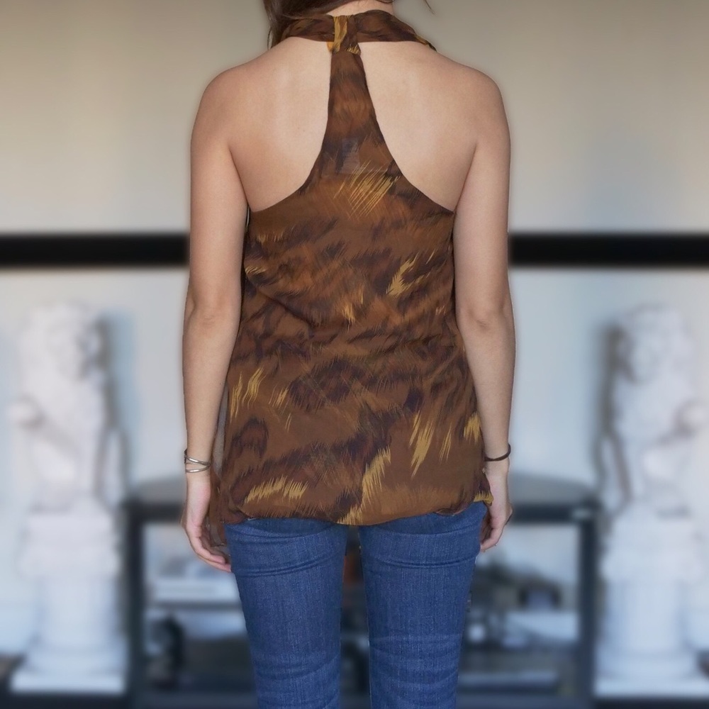 DVF leopard multi-wrap functionality blouse - Picture 5 of 5
